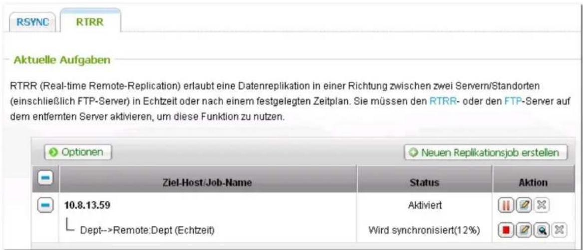 QNAP UltraStar TS-EC1679U-RP-E10G - Re m o te - Re p lik a tion a uf F T P-Se r v e r: - 11