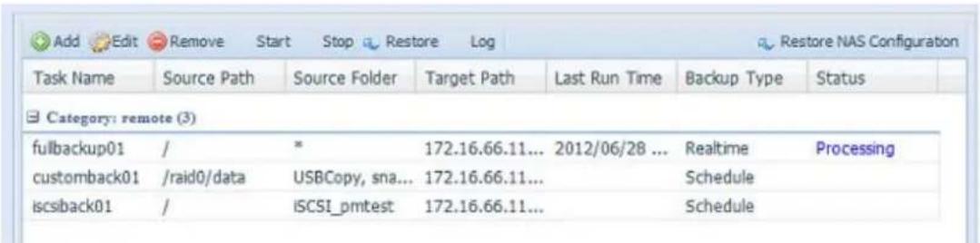 Thecus N4510U - iSCSI Backup (Sauvegarde de l'iSCSI) - 5