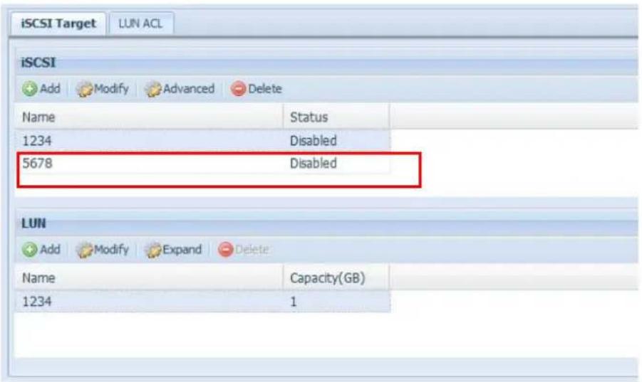Thecus N4510U - Provisionnement faible iSCSI - 2