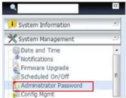 Thecus N4510U - Administrator Password (Mot de passe de l'administrateur) - 1