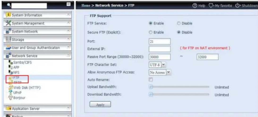 Thecus N4510U - FTP (FTP) - 1