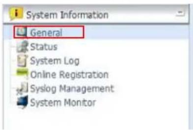 Thecus N4510U - System Information (Informations système) - 1