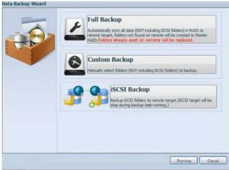 Thecus N4510U - iSCSI Backup (Sauvegarde de l'iSCSI) - 1