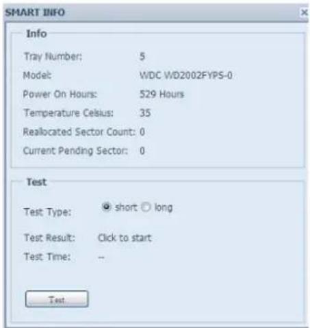 Thecus N4510U - S.M.A.R.T. Information (Informations S.M.A.R.T.) - 1