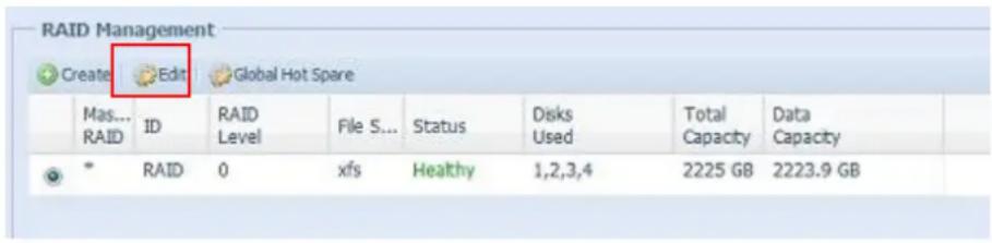 Thecus N4510U - 效益er un volume RAID - 1