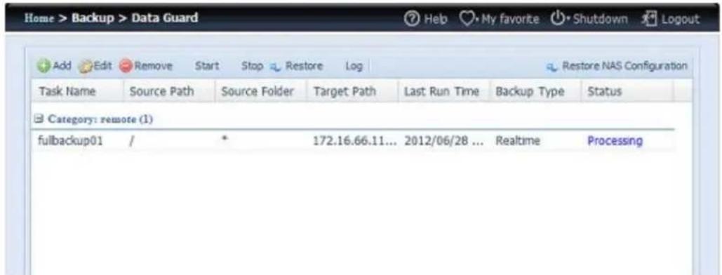 Thecus N4510U - Full Backup (Sauvegarde intégrale) - 5