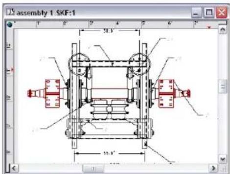 assembly 1: SKF:1 34.5" 25.8"