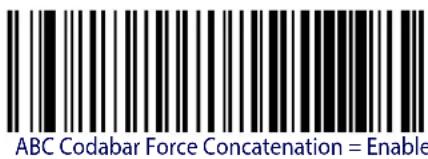 DATALOGIC Gryphon GM4100 - ABC Codabar Force Concatenation - 3