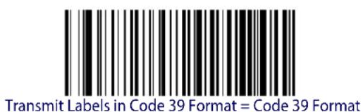DATALOGIC Gryphon GM4100 - Transmit Labels in Code 39 Format - 3