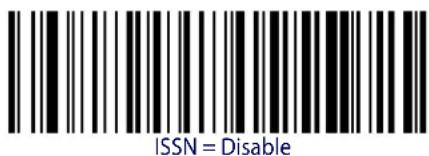 DATALOGIC Gryphon GM4100 - ISSN Enable/Disable - 3