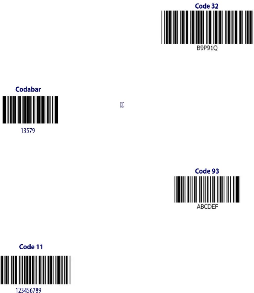DATALOGIC Gryphon GM4100 - Sample Bar Codes — continued - 1
