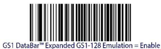 DATALOGIC Gryphon GM4100 - GS1 DataBar™ Expanded GS1-128 Emulation - 3