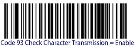 DATALOGIC Gryphon GM4100 - Code 93 Check Character Transmission - 3