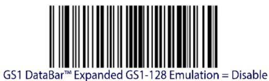 DATALOGIC Gryphon GM4100 - GS1 DataBar™ Expanded GS1-128 Emulation - 2