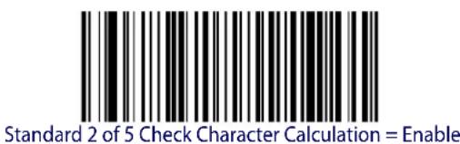 DATALOGIC Gryphon GM4100 - Standard 2 of 5 Check Character Calculation - 3