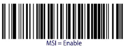 DATALOGIC Gryphon GM4100 - MSI Enable/Disable - 2
