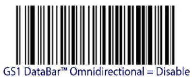 DATALOGIC Gryphon GM4100 - GS1 DataBar™ Omnidirectional Enable/Disable - 2