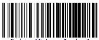 DATALOGIC Gryphon GM4130 - Codabar Minimum Reads - 2