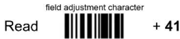 DATALOGIC PowerScan PM8300 - Example: - 1