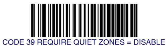 DATALOGIC MGL8400 SAPP - Code 39 Require Quiet Zones - 1