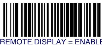 DATALOGIC MGL8400 SAPP - Remote Display — Enable/Disable - 3