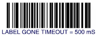 DATALOGIC MGL8400 SAPP - Label Gone Timeout — continued - 1