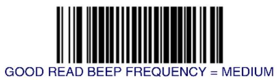 DATALOGIC MGL8400 SAPP - Good Read Beep Frequency — continued - 1