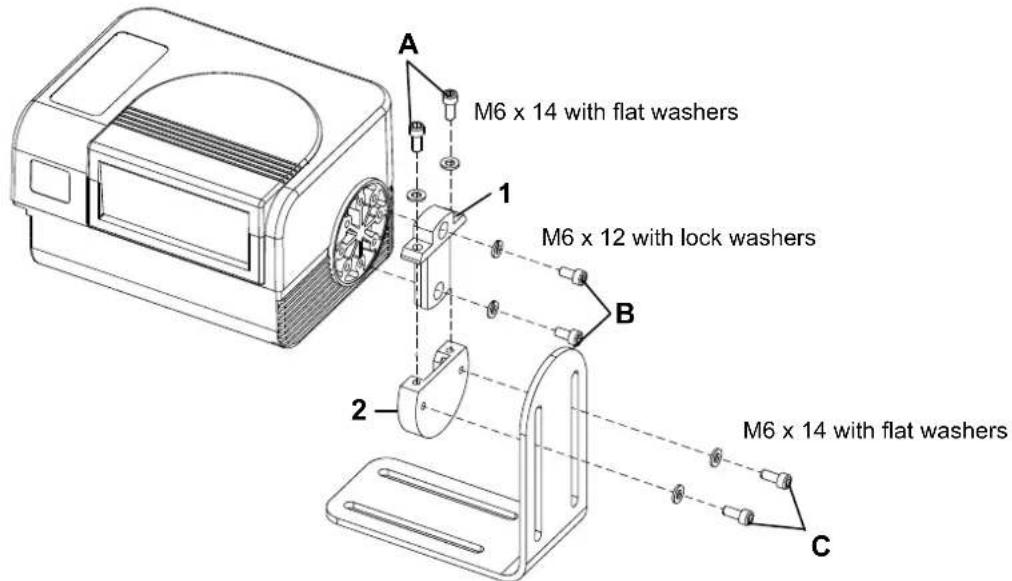 DATALOGIC DS8100A-3020 - Mounting the Scanner with Accessories - 2