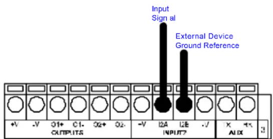 DATALOGIC DS8100A-3020 - INPUT 2 (ENCODER) CONNECTIONS USING EXTERNAL POWER - 1