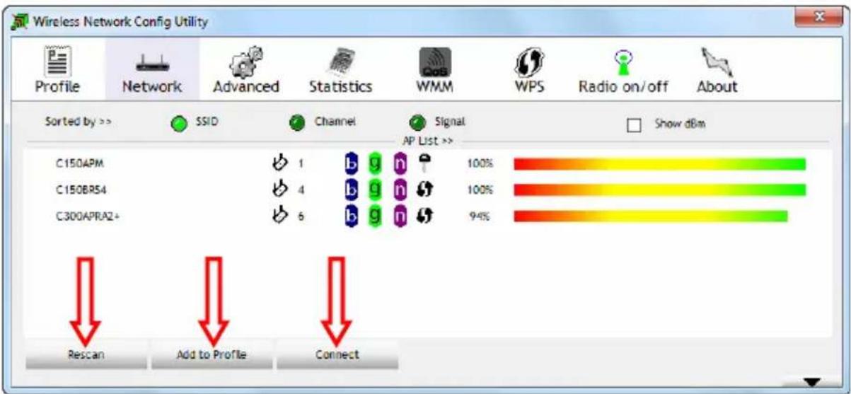 CONCEPTRONIC C150RU - Verbindung zum gewünschten Drahtlosnetz von Hand herstellen - 1