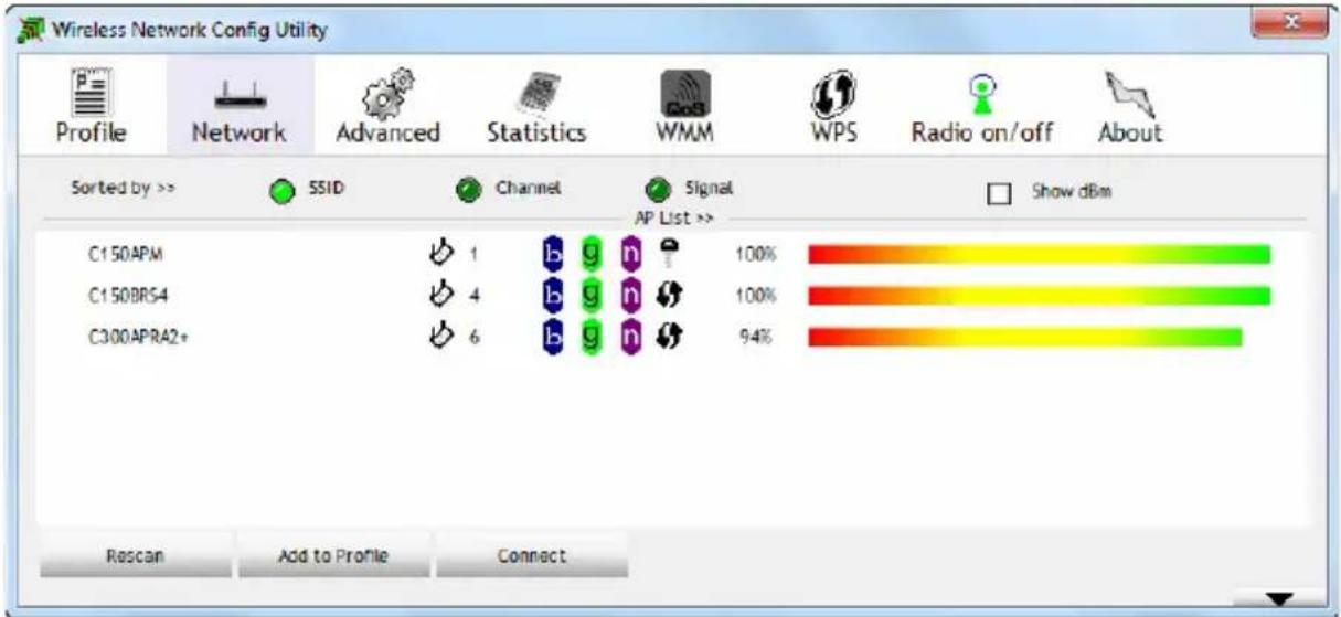 CONCEPTRONIC C150RU - Hulpprogramma Conceptronic Wireless Network Config Utility - 1