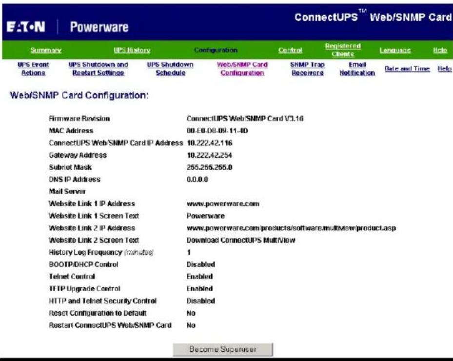 EATON ConnectUPS-X - Configure through a Web Browser - 1