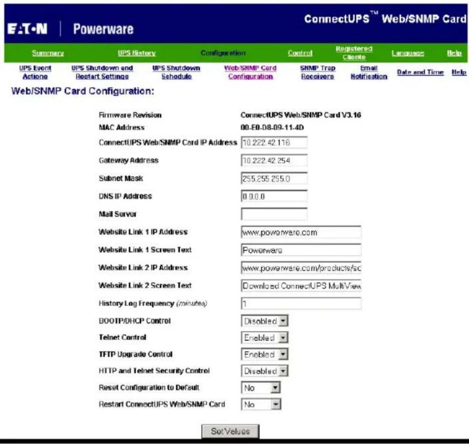EATON ConnectUPS-X - Configure through a Web Browser - 4