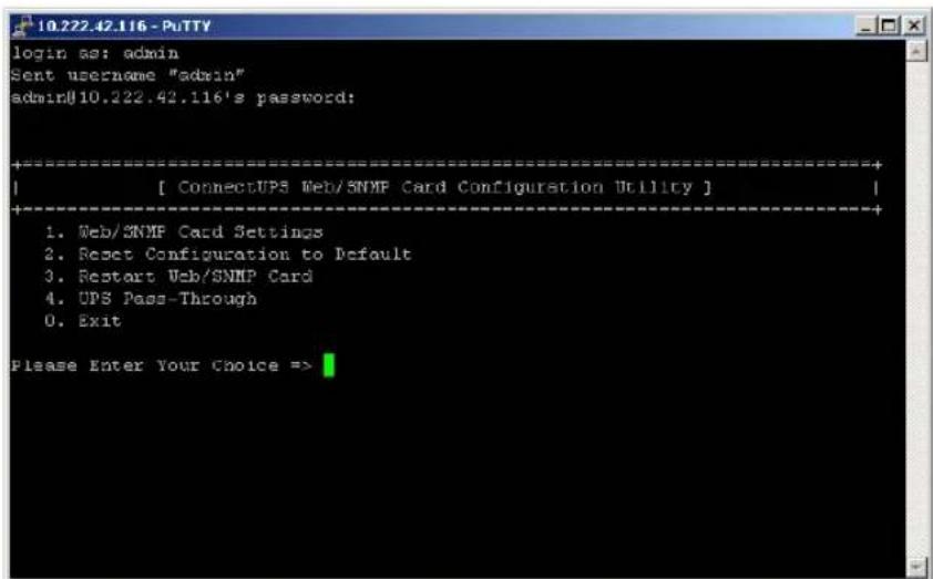 EATON ConnectUPS-X - Establishing an SSH Connection - 5