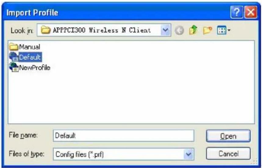 Approx APPPCIE150 - Import a Profile - 1