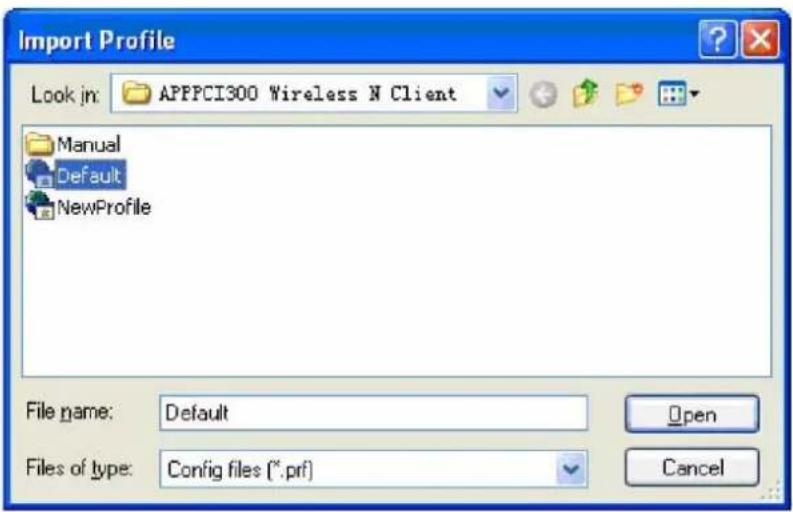 Approx APPPCIE150 - Ein Profil importieren - 1