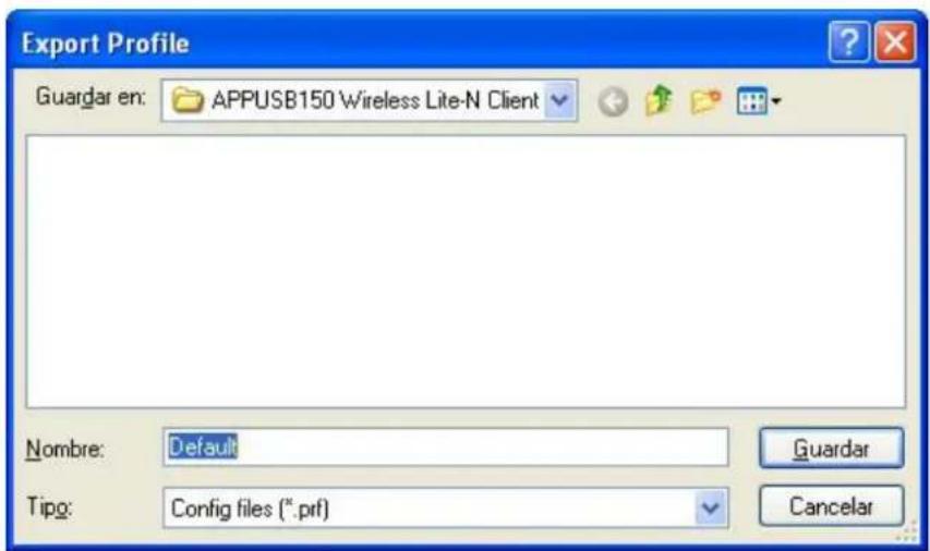 Approx APPUSB150 - Exportar um Perfil - 1