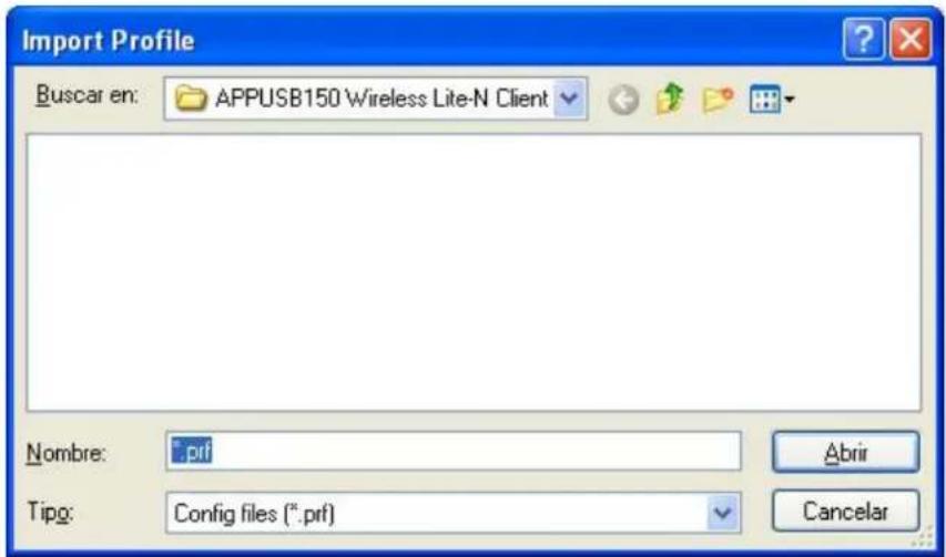 Approx APPUSB150 - Ein Profil importieren - 1