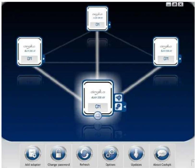 DEVOLO dLAN 500 AVtriple - dLAN Cockpit - 1