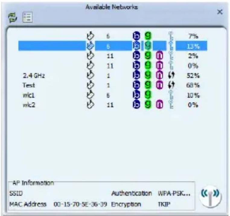 StarTech.com PEX300WN2X2 - Connecting to an available network: - 1
