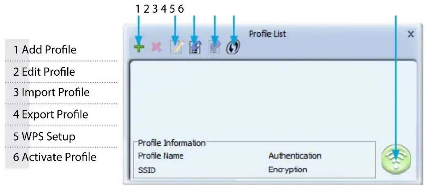 StarTech.com PEX300WN2X2 - Manually Creating a Profile - 1