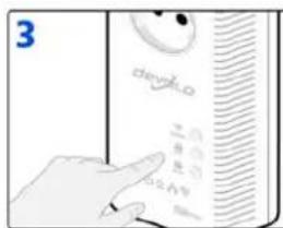 DEVOLO dLAN 500 AV Wireless+ - dLAN network encryption at the touch of a button - 3