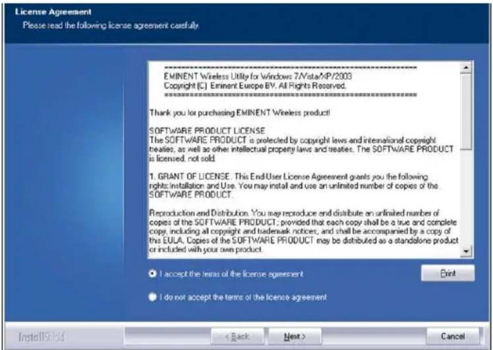 Eminent EM4586 - Installing the driver - 1