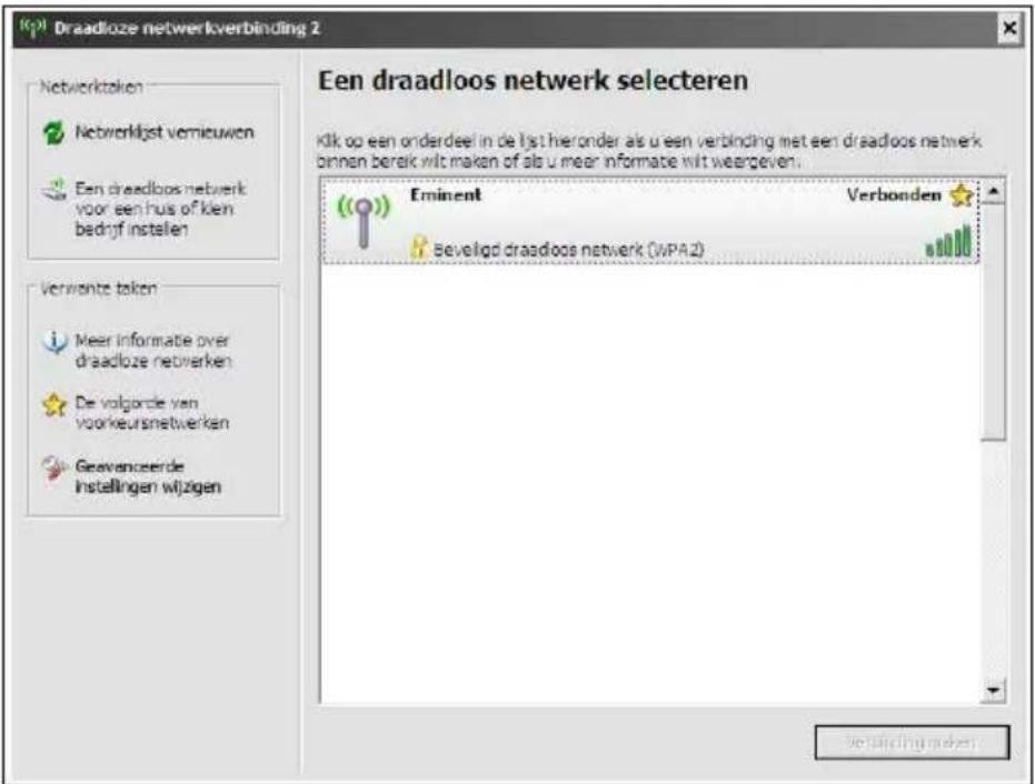 Eminent EM4586 - Verbinden met behulp van alleen het stuurprogramma (Wireless Zero Configuration) Windows XP - 3