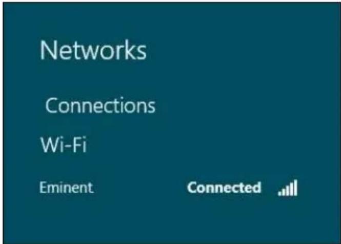 Eminent EM4586 - Connecting using Windows 8 (WLAN AutoConfig) - 5