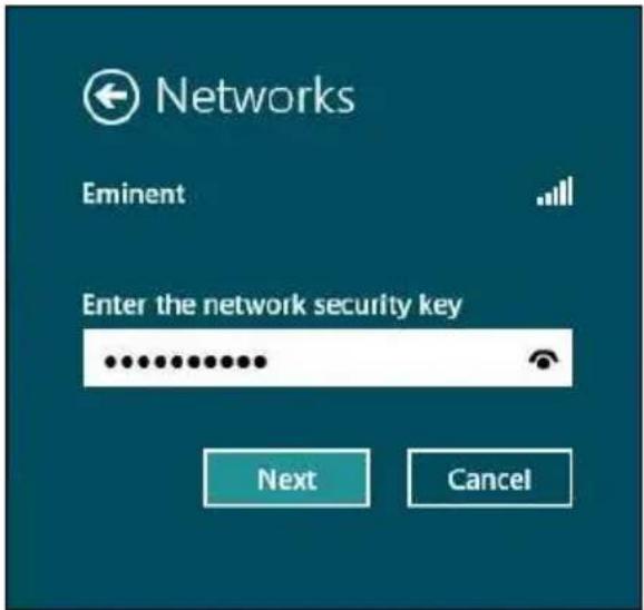 Eminent EM4586 - Connessione tramite Windows 8 (WLAN AutoConfig) - 4