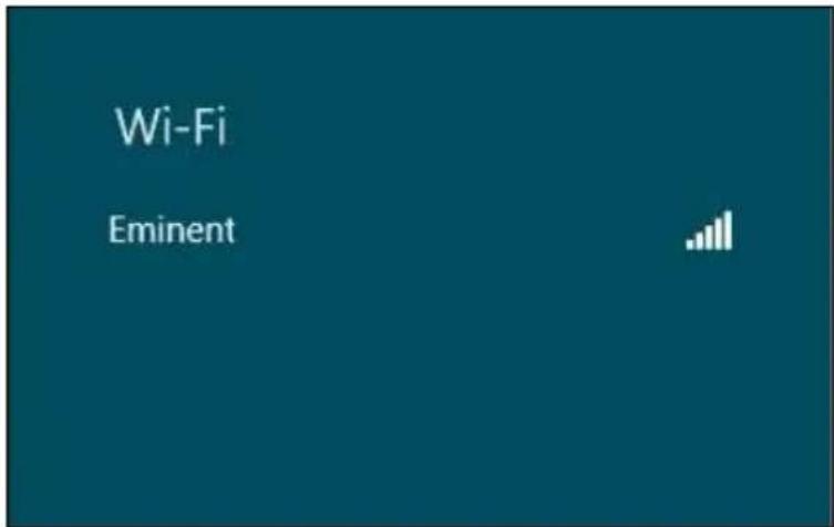 Eminent EM4586 - Kapcsolódás Windows 8 segítségével (WLAN AutoConfig) - 2