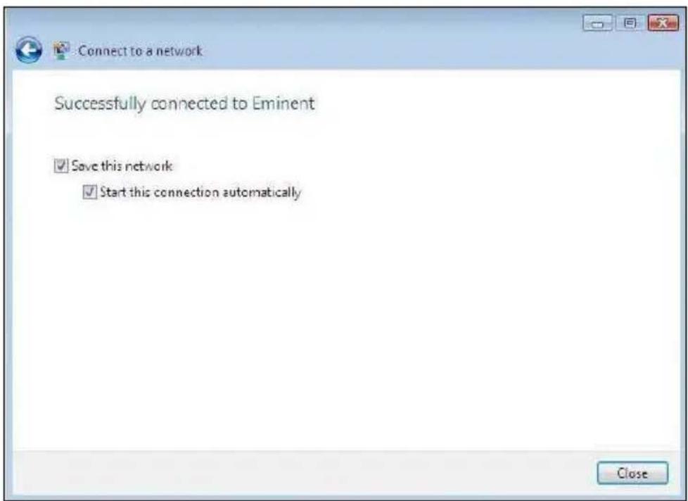 Eminent EM4586 - Connexion à l'aide du pilote (auto-configuration WLAN) Windows Vista - 4