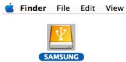 SAMSUNG M2 Portable - • Macintosh External Hard Drive connection icon - 1