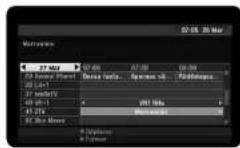 LG RHT599H - Passer au menu EPG - 2